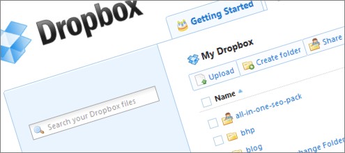 Dropbox screenshot