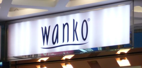 Sign saying 'Wanko'