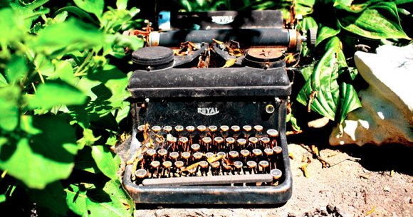 Old typewriter