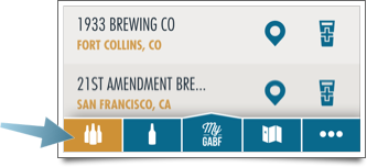 My GABF navigation options