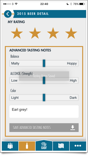 My GABF tasting  notes