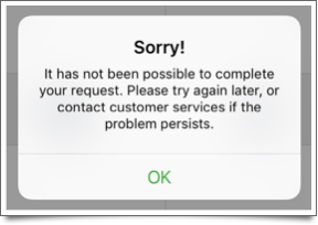 GWR mobile error